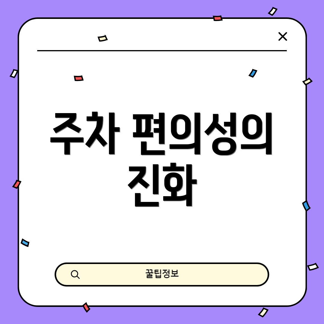 주차 편의성의 진화