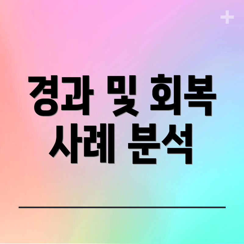 경과 및 회복 사례 분석