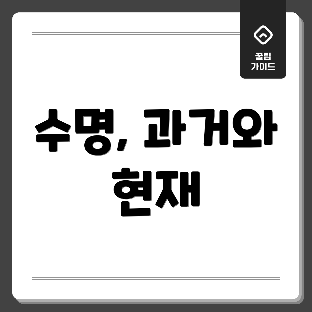 수명, 과거와 현재
