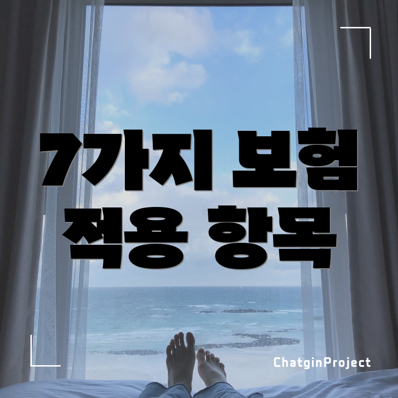 7가지 보험 적용 항목
