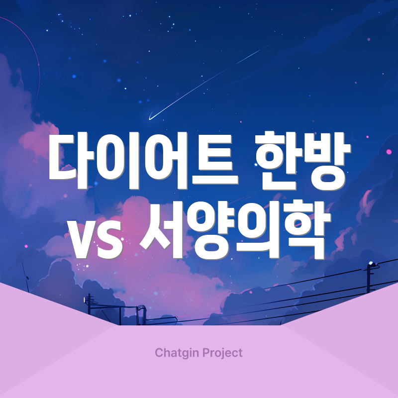 다이어트 한방 vs 서양의학
