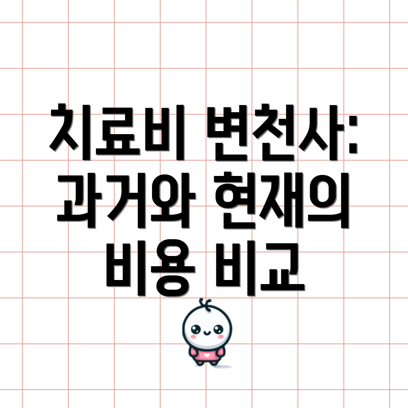 치료비 변천사: 과거와 현재의 비용 비교